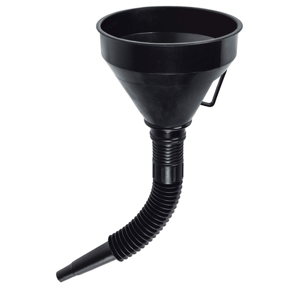 Truper EMB-50 Embudo plástico flexible con filtro 5", color, pack