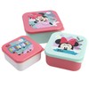 Set of 3 Minnie Mouse Nesting Snack Boxes