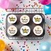 24 x PRE CUT THANK YOU TEACHER STAR IMAGE EDIBLE