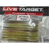 5.5" Finesse Worm-Chartreuse/Brown-10CT