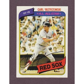 Topps Carl Yastrzemski 1980 Baseball Card (Boston)