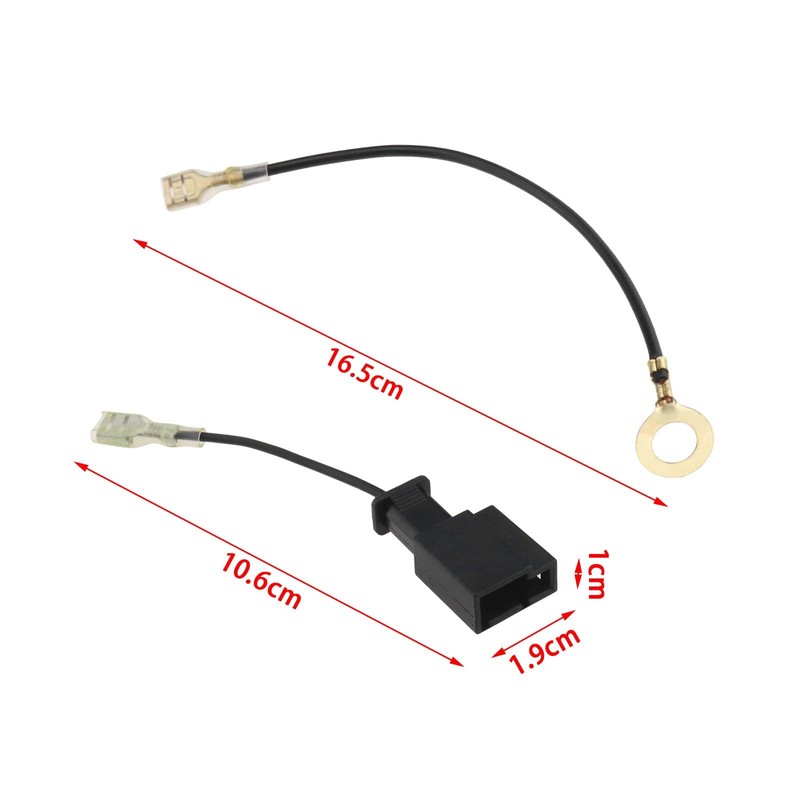 OTOTEC 2 Sets Car Speaker Wire Adapter Car Horn Special