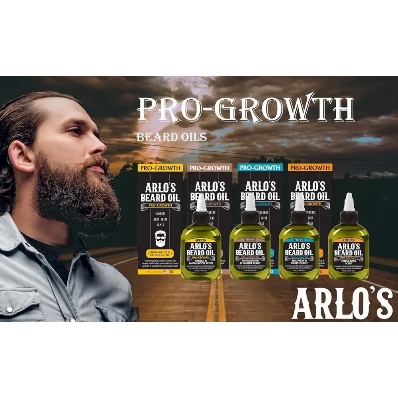 Arlo's Aceite Para Barba Pro Growth - Albahaca Cítrica 2.5