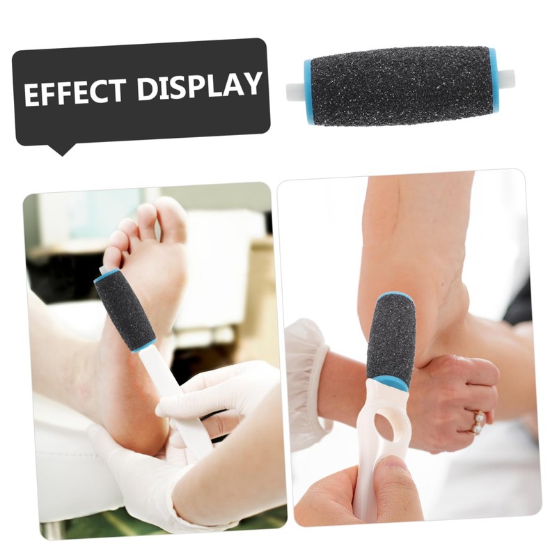 IWOWHERO Foot File Roller Head Part Tools Replacement Roller Refills