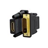 1 PC Two-Way Transmission HDMI DVI-D Converter Adapter HDMI Female