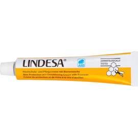 Lindesa Care Cream with Beeswax, Hand Cream, Skin Protection Cream, Hand Care, Metal Tube 50 ml (1)