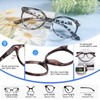 OCCI CHIARI Blue Light Reading Glasses Women Computer Round Readers