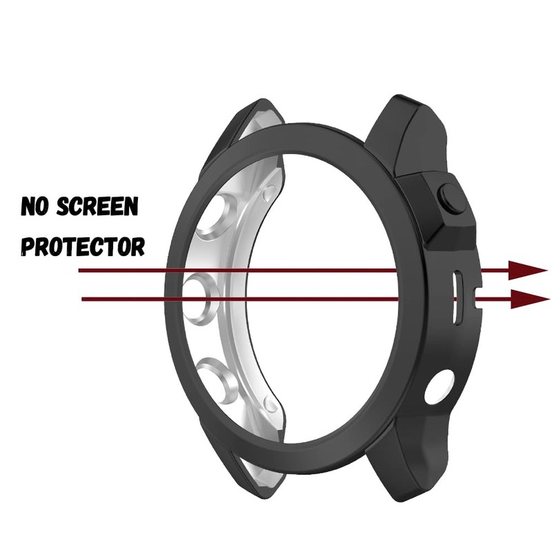 Niboow Case [2 Pack] Compatible with Garmin Fenix 7x Pro
