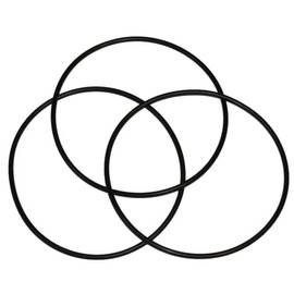 GDAOJGUHPOQ (3-Pack) W10-PR O-Rings Compatible with WhirlpoolWHKF-DWHBB (WHKF-C9) and American Plumber W10-PR (W10-OR) Water Filter Housings (3-Pack)