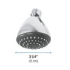 Foset Aero R-201S, Regadera 3-1/4", sin brazo, Aero, cabeza de