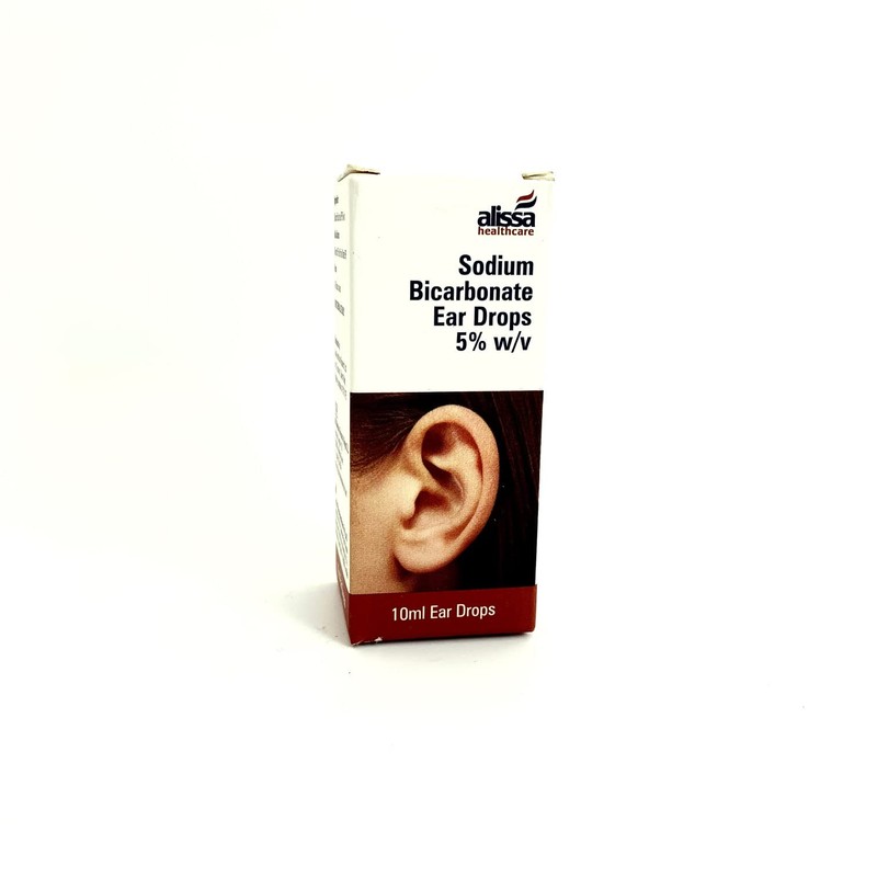 Sodium Bicarbonate Ear Drops (Sai-Meds) Softens Ear Wax and Eases