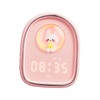 Smart Alarm Clock Cute Rabbit Capsule Look LED Night Light