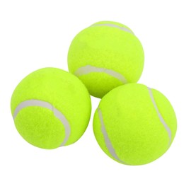 Fafeims Pack of 3 Orange Tennis Ball Practice Balls for Competition Training Exercises Entertainment