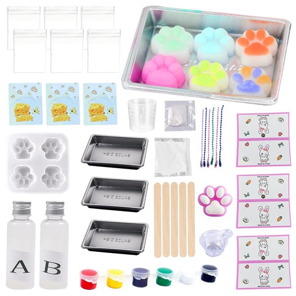 Squishy Maker, Squishy Craft Set, Cat Paw Soap Make Yourself