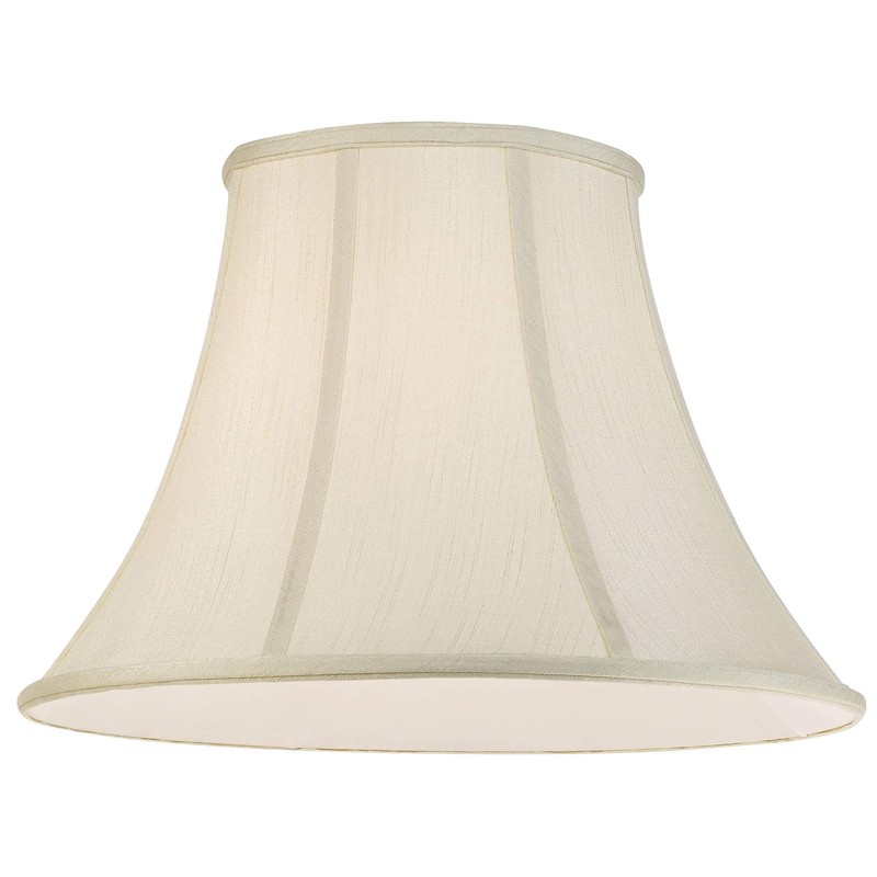 Creme Large Bell Lamp Shade 9" Top x 18" Bottom