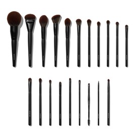 MORPHE Morphe MUA Life Makeup Brushes - 20 Piece Makeup Brush Set of Eye and Face Brushes - Made with Synthetic Bristles and Includes Carrying Case (20 Count)