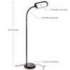 Brightech Litespan Slim Floor lamp, Modern LED Lamp for Living