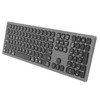 Bluetooth Keyboard with Numeric Keypad Skid Resistance Pads 110 Keys