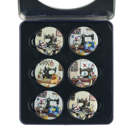 The Quilted Bear Dressmaking Weights - Multiple Designs of Scratch Resistant Craft Weights/Pattern Weights for Dressmaking or Sewing Pattern Cutting (Rosalind Soloman Sewing Machines)