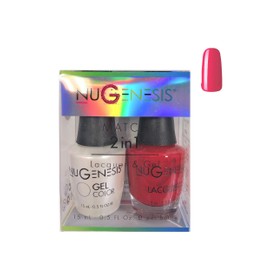 Nugenesis Matching Gel Lacquer Combo Polish | NU21 Kiss Me Red