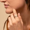 NOKMIT 3mm 14K Gold Filled Rings for Women Girls Dainty