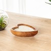 Restaurantware-Coco Casa 7.1 x 5.5 x 2 Inch Heart Wood