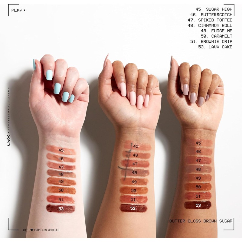 NYX PROFESSIONAL MAKEUP - Butter Gloss, tiramisú, 0.27 onzas