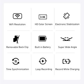 1080P Cat Collar Camera, WiFi Transmission Thumb Magnetic Suction Action Camera for Video Records Dog Collar Camera for Pet Supplies Camera for Cats Dogs Outdoor