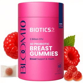 Bloom10 Breast Gummies for Women Bust Support & Health MAX Formula PLUS 2x Billion Probiotics 5x Herbal Supplements Fenugreek, Saw Palm, Wild Yam, 4x Vitamins for BBL Curves | Sugar-Free Vegan 60ct