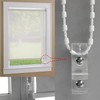 Gocelyn Curtain Clear P Clip Hooks with Screws, Roller Shade