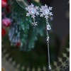 Chynian Earrings, Snowflakes, Winter Earrings, Popular, Christmas, Cute Earrings, Asymmetric,