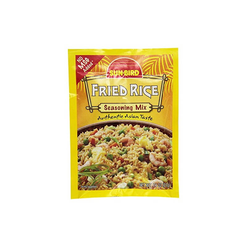 Sun Bird, Seasoning Mix Fried Rice, 0.74 Oz