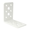DAIDOHANT Multi L-Shape Reinforced Hardware, White (W)1.6 x (A)2.6 x