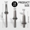 LECEHIVO 18 Pcs Rock Splitting Wedges with Feather Shims, 5/8