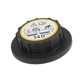 A ABSOPRO Radiator Pressure Cap No.C2P17700 for Jaguar S-Type 2000-2008 Plastic Black
