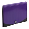Smead Poly Expanding File, 6 Dividers, Flap and Cord Closure,