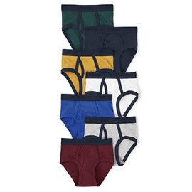 Gymboree Boys Cotton Brief Underwear, Solid Multi 7 Pk, Small (3030604)