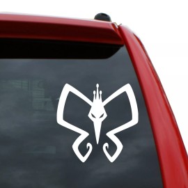Black Heart Decals & More The Venture Bros / Monarch Logo Vinyl Decal | Color: White | 5" tall