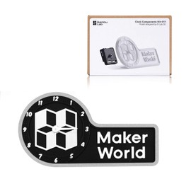 SAHVAIM Makerworld MH011 3D Printer Clock Creative Model Components for Bambu Lab A1/X1/X1C/X1E/ P1P/P1S 3D Printer,3D Printer DIY Parts Makerworld Kits for Bambulabs-Prints NOT Included.