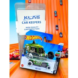 Hot Wheels Max Steel (Green, Black & White) 1/5 HW Roadsters - 2024-19/250 (Short Card) - includes a KLAS Car Keeper Protector Case - HTD61