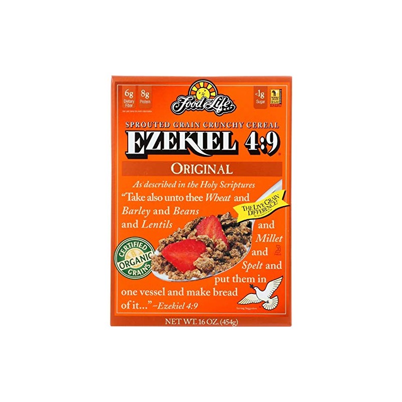 Ezekiel 4:9, Sprouted Whole Grain Cereal, Original, 16 oz (454