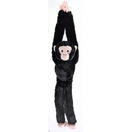 Wild Republic Ecokins Hanging Chimp, Stuffed Animal, 22 inches, Gift for Kids, Plush Toy, Made from Spun Recycled Water Bottles, Eco Friendly, Child’s Room Decor