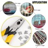 KHEARPSL 1800Pcs Wire Cage Clips and Pliers, Fencing Pliers Rabbit