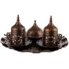 DEMMEX 2024 Turkish Greek Arabic Coffee Serving Set with Cups,
