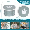 SunnySmile portable, foldable potty seat for toddler, Training Toilet Seat