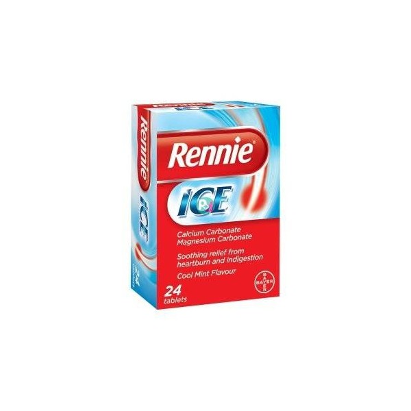 Bayer RENNIE ICE CHEWABLE TABLETS 24s