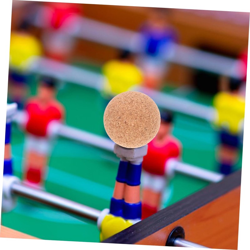 CIYODO 5Pcs Cork Balls for Foosball Table Wooden Game Balls
