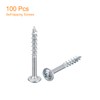 sourcing map #8x1-1/2" Pocket Hole Screws, 100pcs Phillips Drive Self