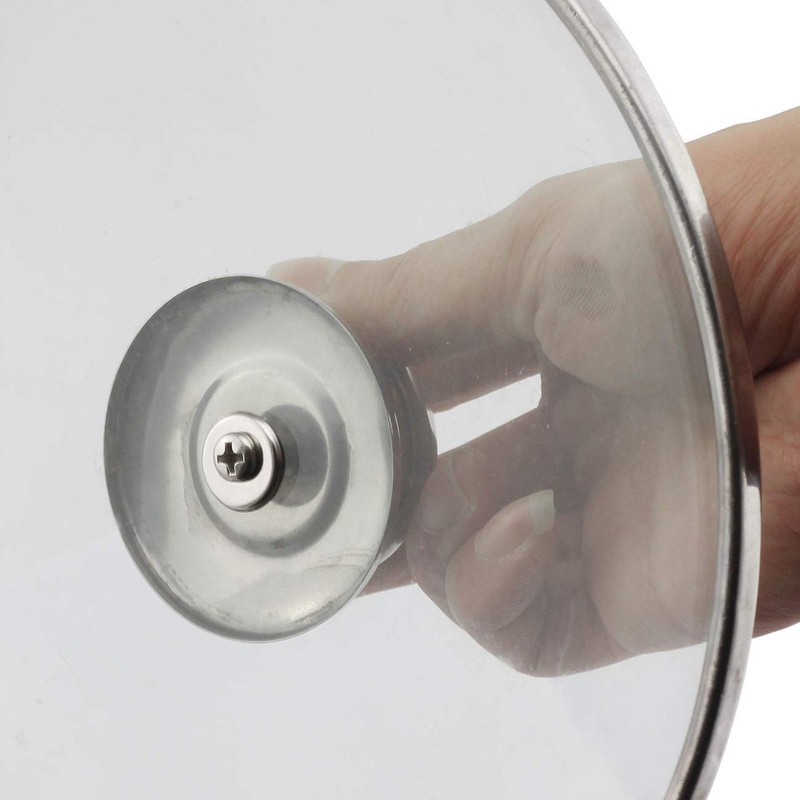 PZRT 2-Pack Universal Pot Lid Cover Knob Handle,2.1 Inch Stainless