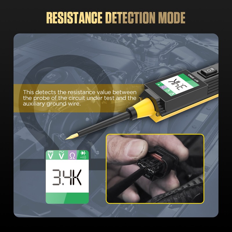 AUTOOL 12V 24V Car Auto Electrical Power Circuit Tester Probe